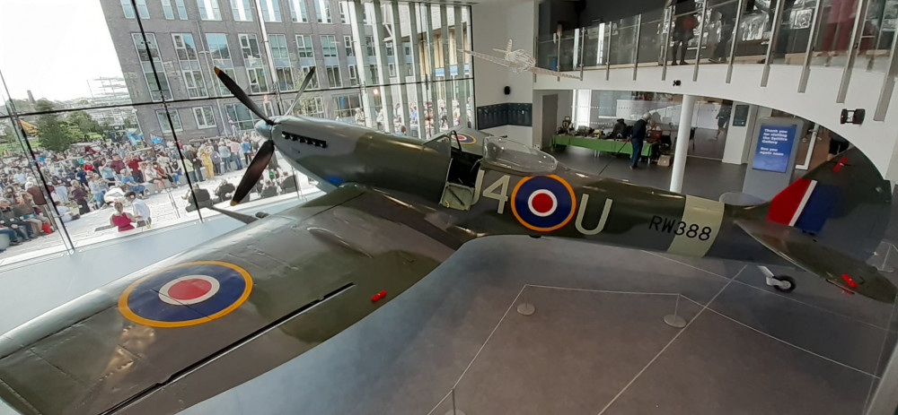 Spitfire aircraft, designed by Stoke's Reginald Mitchell (Kevin Raftery).