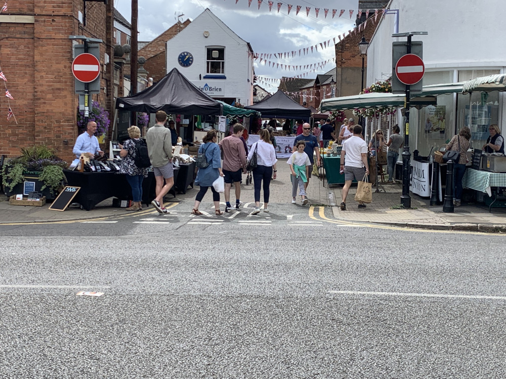 Oakham Farmers Market, Gaol Street.