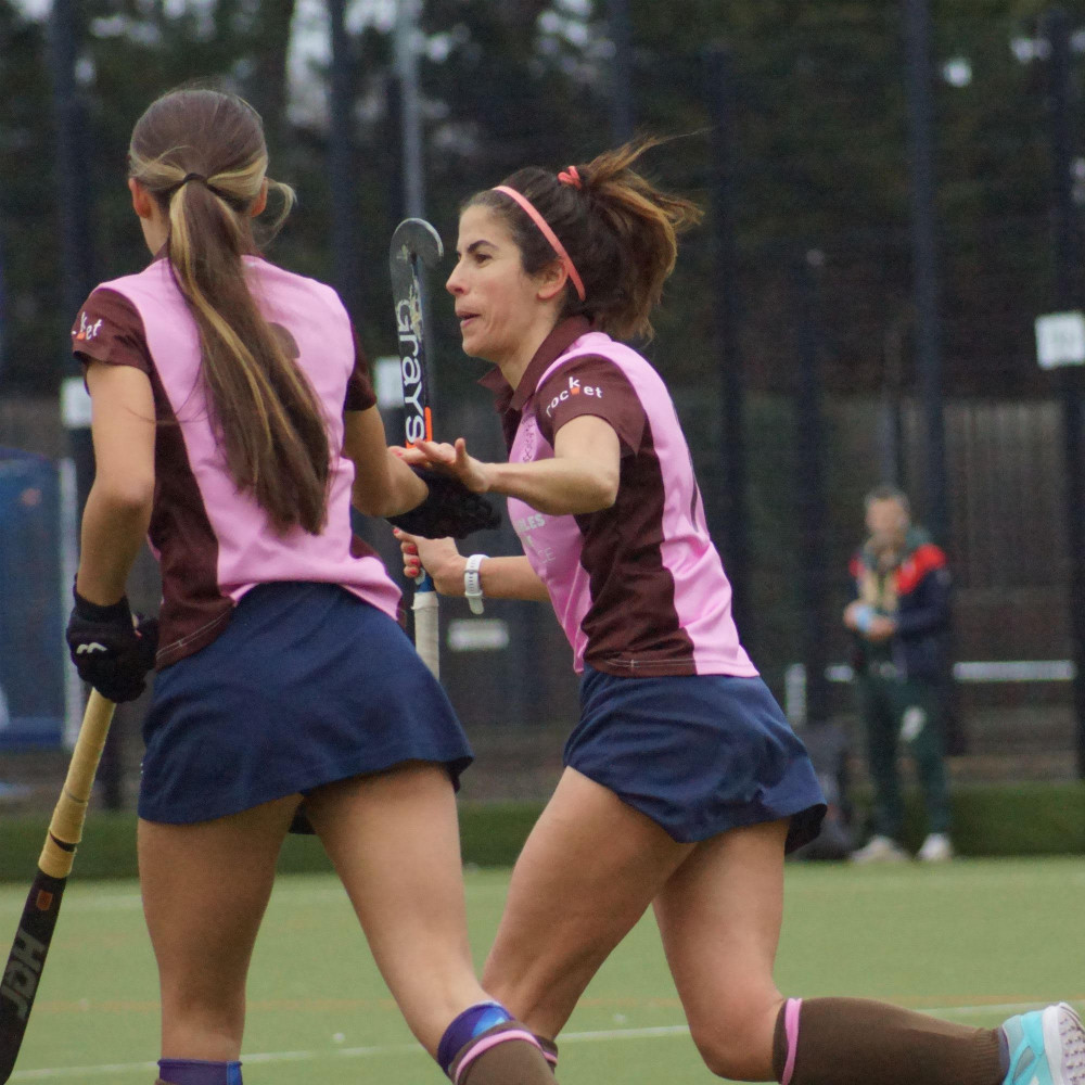 Teddington Ladies come out on top of a topsy-turvy game. Photo: Mark Shepherd.