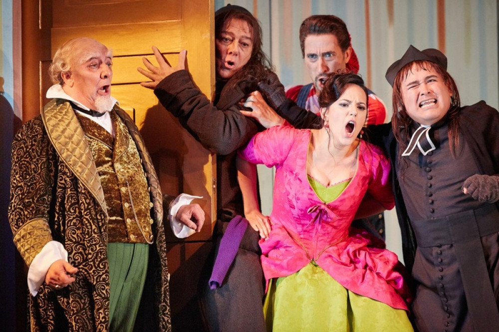 A screening of the Royal Opera House's "The Barber of Seville". Photo: Waterman's.