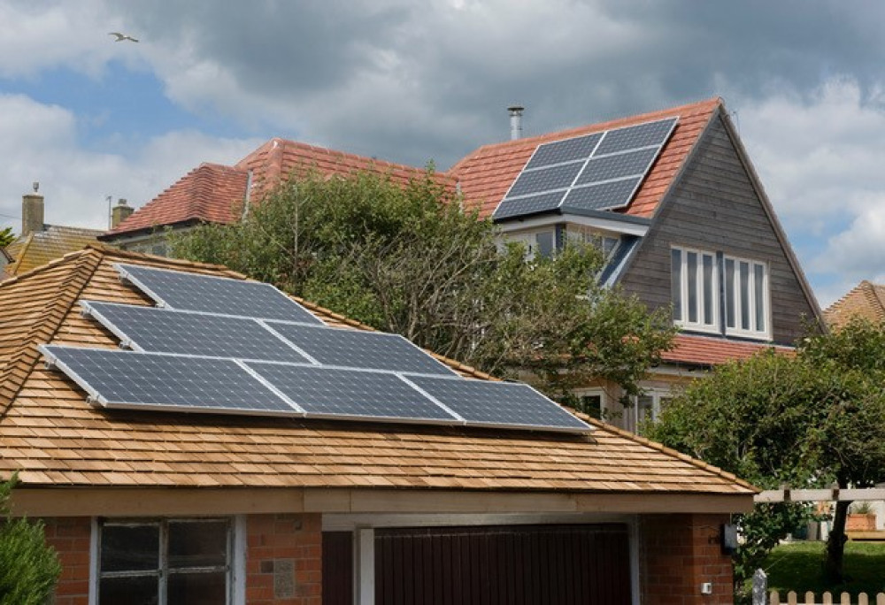 Solar panels can be fitted on any aspect roof from north east to north west (photo by Scott Morrison)