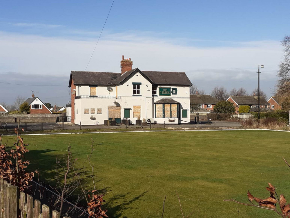 The former Limes pub is boarded up at the moment. (Photo: Nub News) 