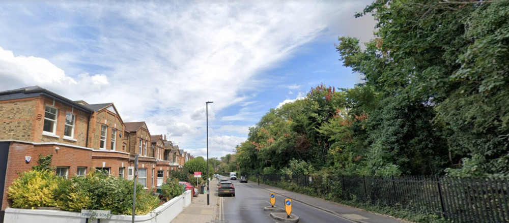 Leigham Vale homes (left) And Knollys Yard site across the road (right). CREDIT: Google Street View