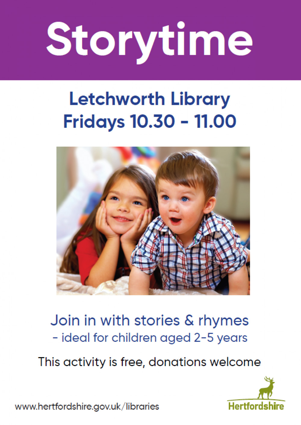 Children's Story time at Letchworth Library Children's Story time at Letchworth Library