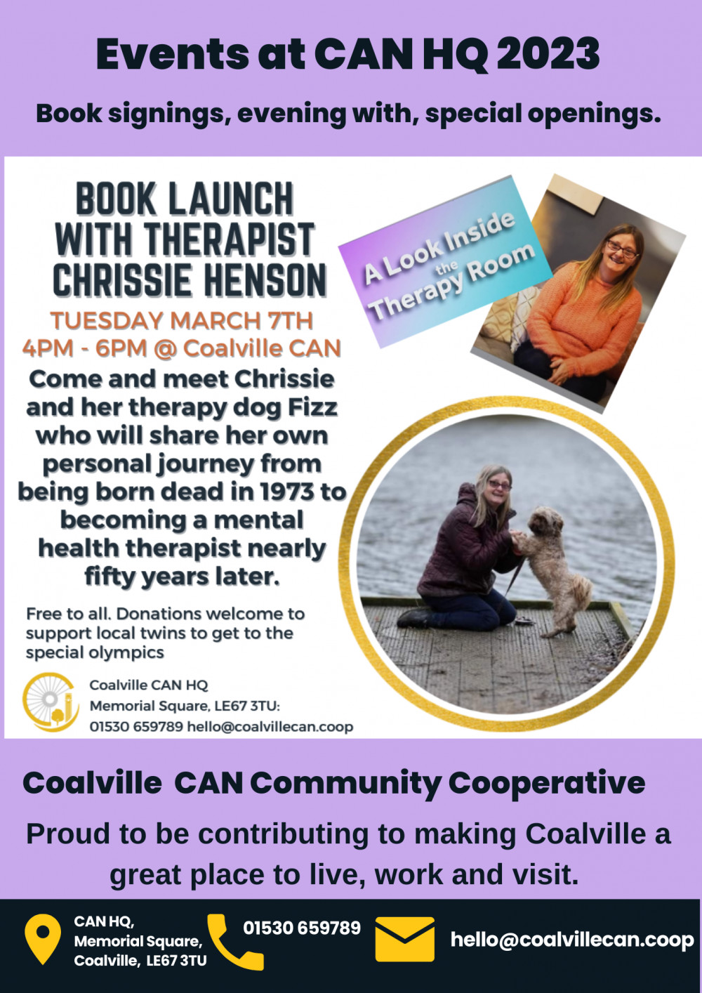 CAN HQ, Memorial Square, Coalville, Leicestershire, LE67 3TU CAN HQ, Memorial Square, Coalville, Leicestershire, LE67 3TU