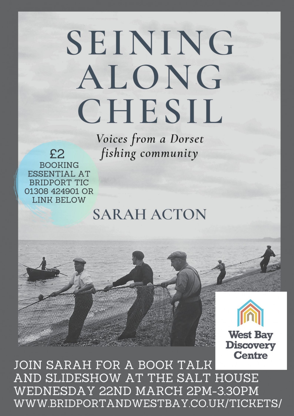 Seining Along Chesil – author Sarah Acton in conversation Seining Along Chesil – author Sarah Acton in conversation