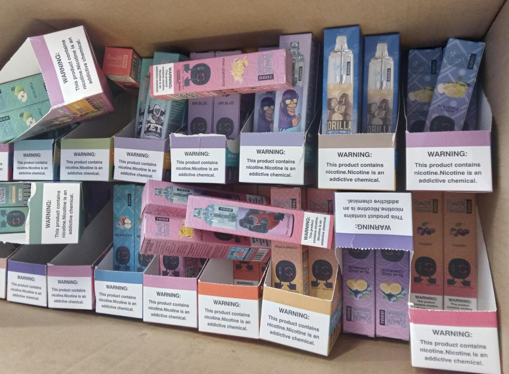 Vapes seized by Suffolk Trading Standards