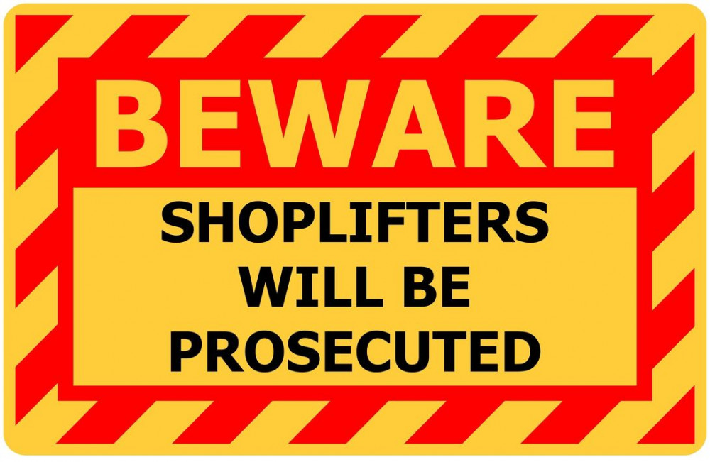 Shoplifters have ben seen operating in the Axe Valley