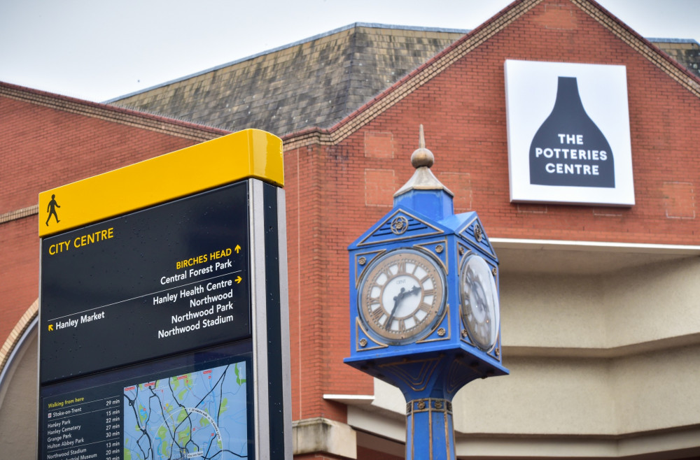 The Potteries Centre, Quadrant Road, Hanley (Potteries Centre).