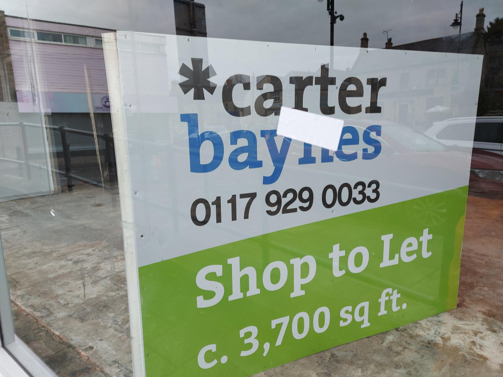 The High Street in Midsomer Norton has a lot of empty premises