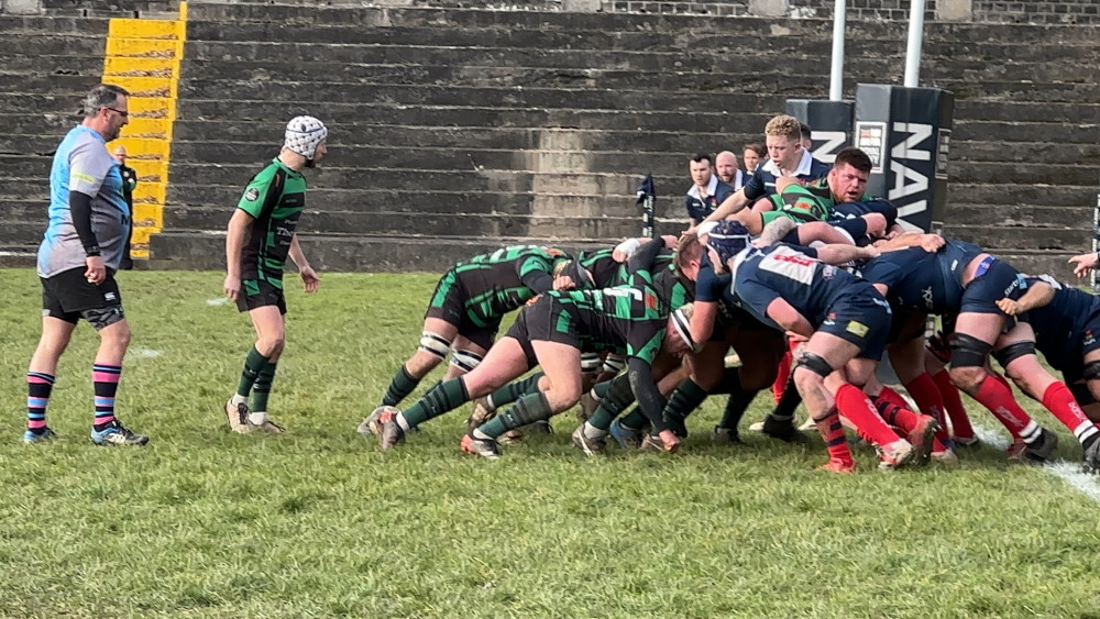 A maul (Exmouth Withycombe RFC)