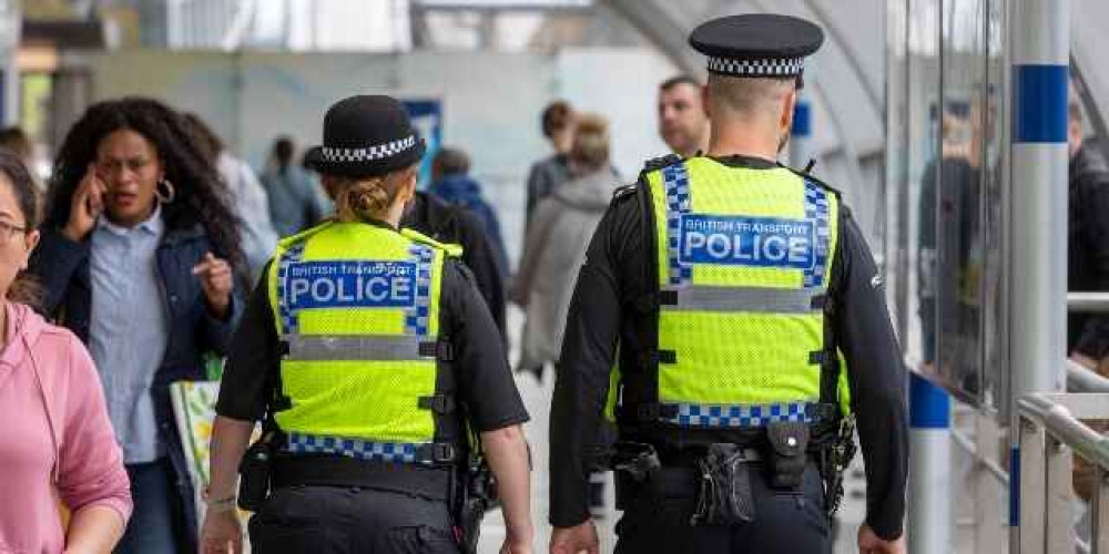 A man was arrested at the scene after a van and train were in collision in Alsager at the weekend. (Photo: British Transport Police)