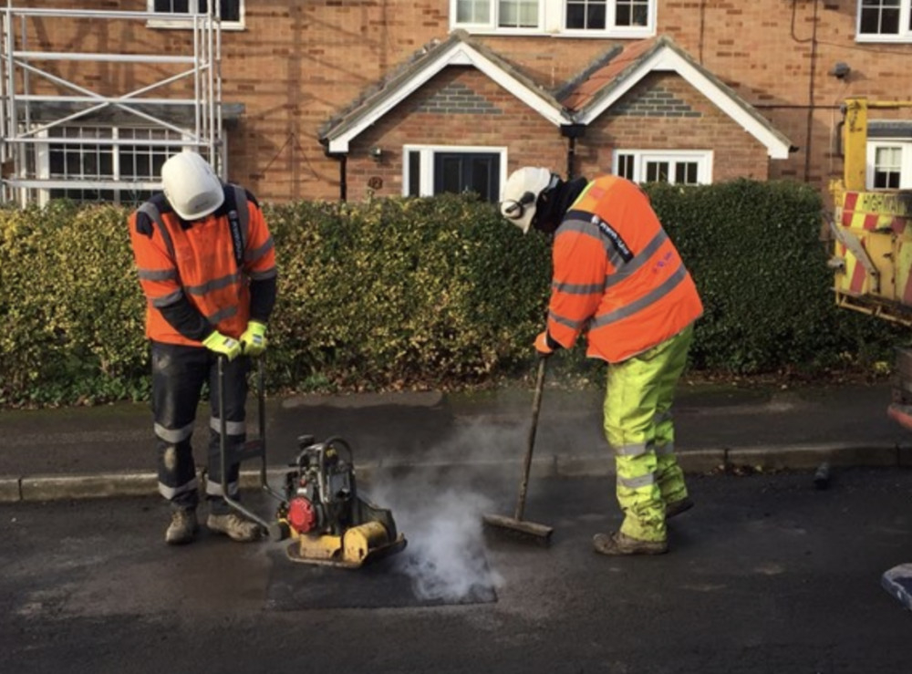 Have you noticed an Increase in number of potholes in Hitchin. CREDIT: Herts County Council 