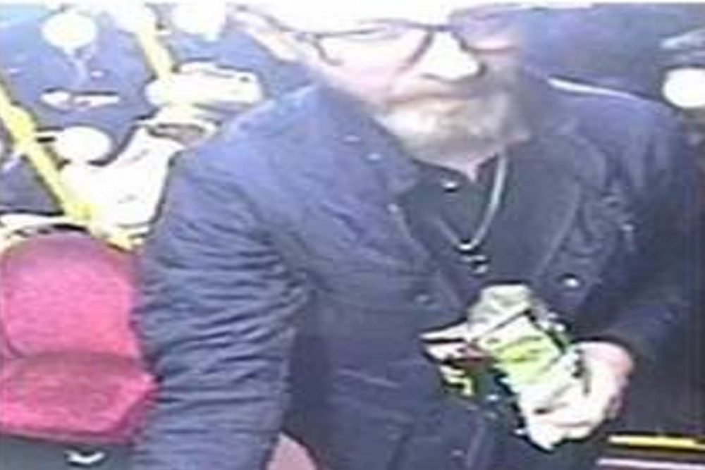 CCTV footage of a man who committed an assault in November 2022. Photo: Metropolitan Police.