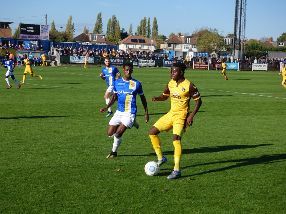 Romeo Beckham was the hero as Brentford B won in the Middlesex Senior Challenge Cup. Photo: Ungry Young Man.