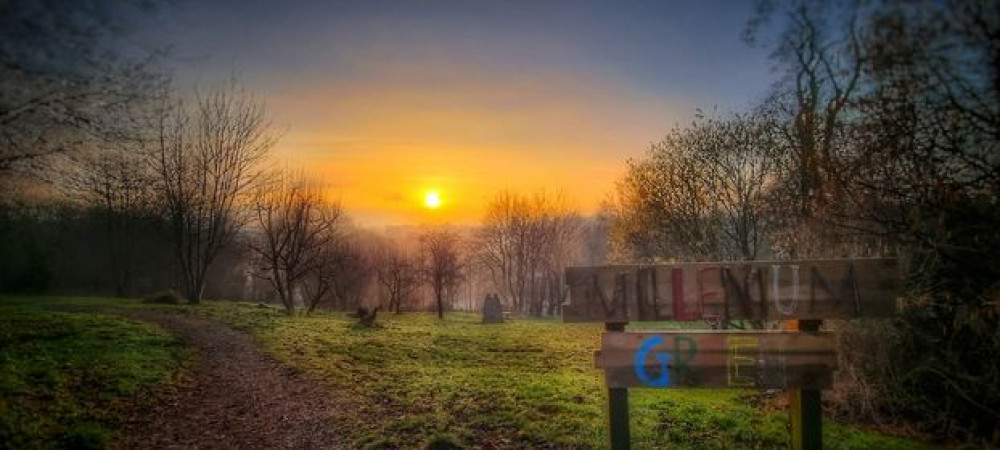 Gorgeous view of Millenium Green in Frome  captured by Chris Seymour 