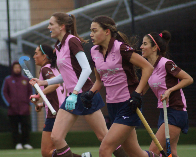 Teddington Ladies come out with a point from their trip to Battersea Park. Photo: Mark Shepherd.