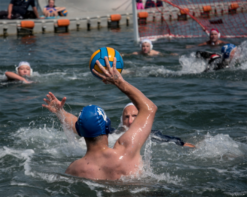 The Lyme Splash water polo championship