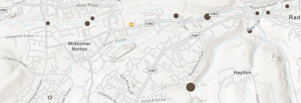 Map from the Rivers Trust - each brown spot, unsurprisingly, shows a pollution site Map from the Rivers Trust - each brown spot, unsurprisingly, shows a pollution site