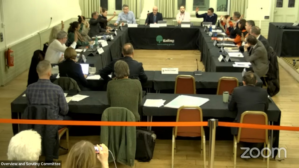 The Ealing Council Overview and Scrutiny Committee have supported the cabinet's decision over Warren Farm. Photo: Ealing Council, YouTube.