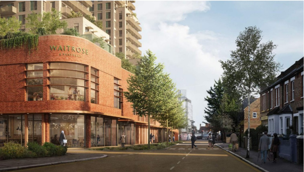 Waitrose have unveiled their new development in West Ealing. Photo: SecchiSmith.