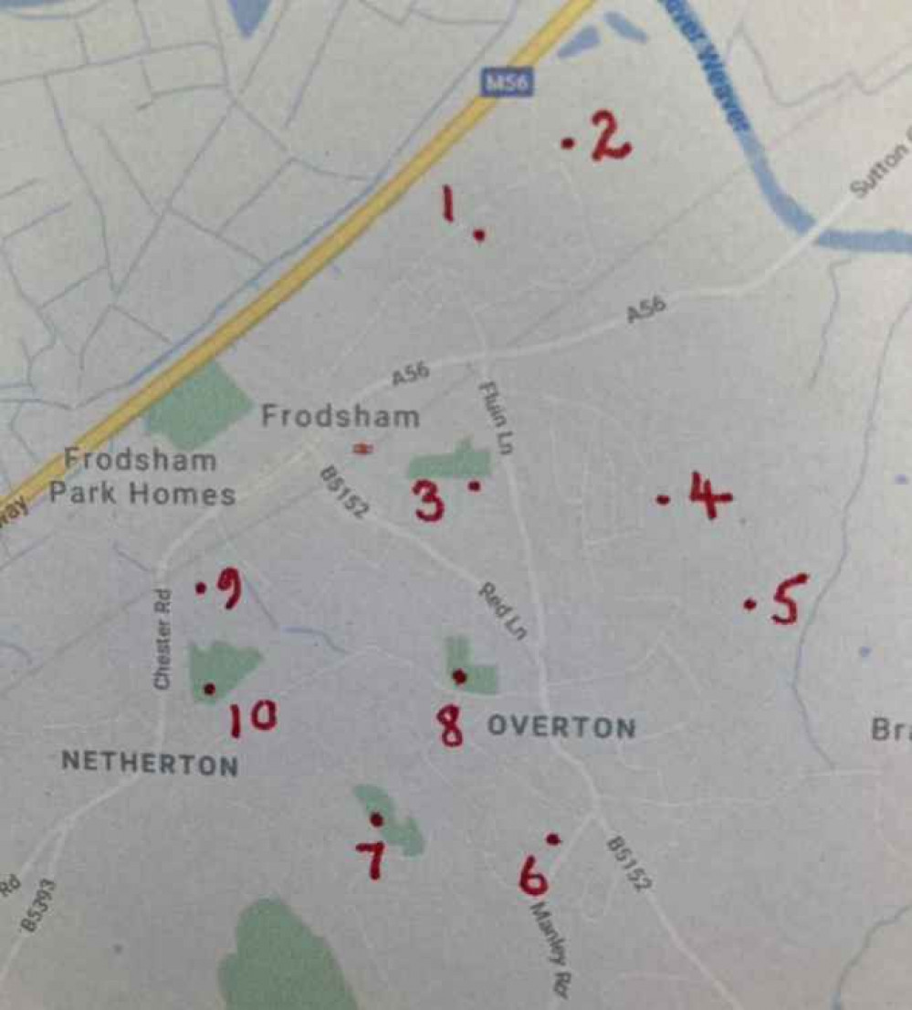 The Green Hearts Trail. Image: Frodsham WI.