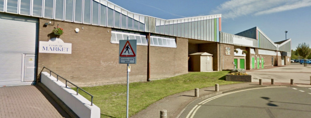 The old market hall site in Coalville is being used to attract investors to the town says Cllr Richard Blunt. Photo: Instantstreetview.com