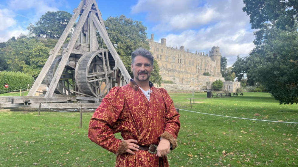 Merlin Entertainment announced £500,000 plans last November to rebuild the castle's medieval siege weapon which was no longer in working order