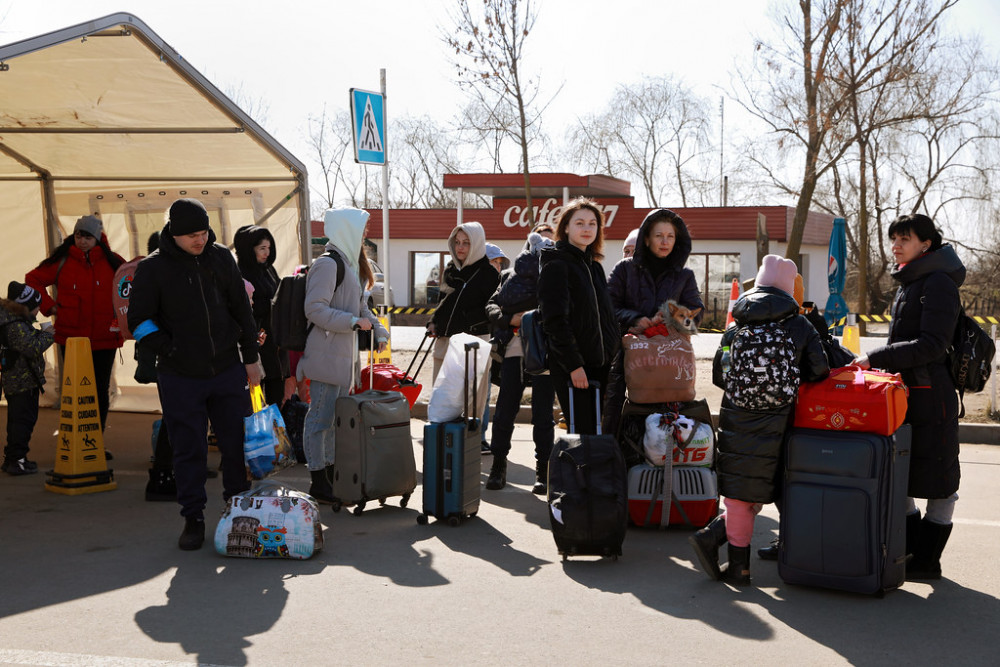 Ukrainian invasion: Sadiq Khan commits £126 million to house refugees. Photo: UN Women. Ukrainian invasion: Sadiq Khan commits £126 million to house refugees. Photo: UN Women.