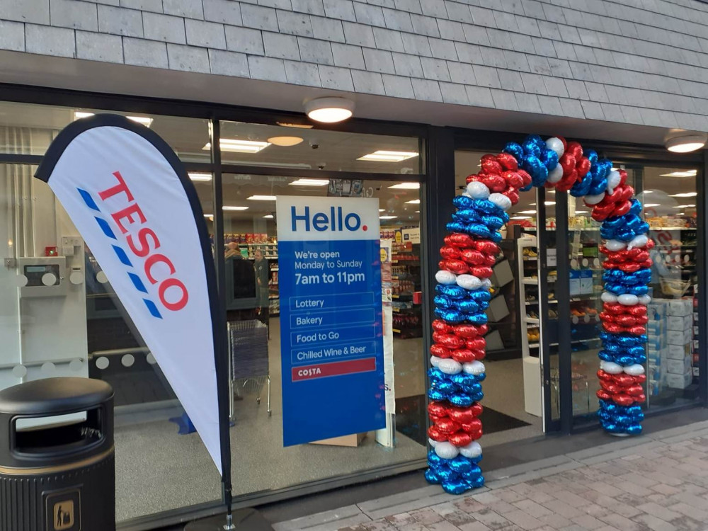 A Tesco Express opened in Holmes Chapel today (Friday). 