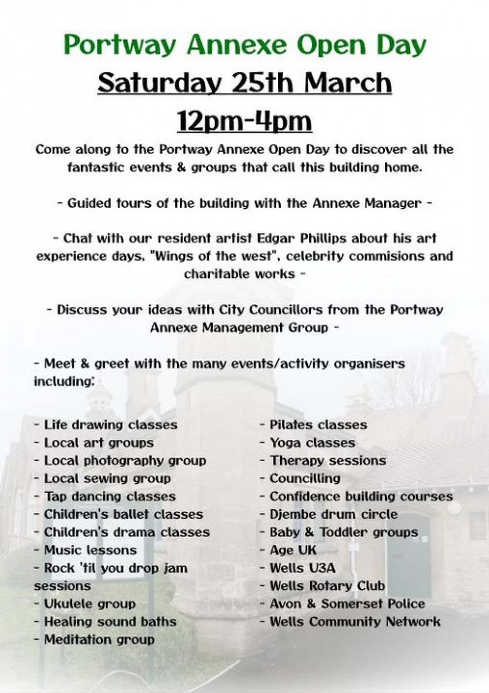 Portway Annexe Open Day 2023!