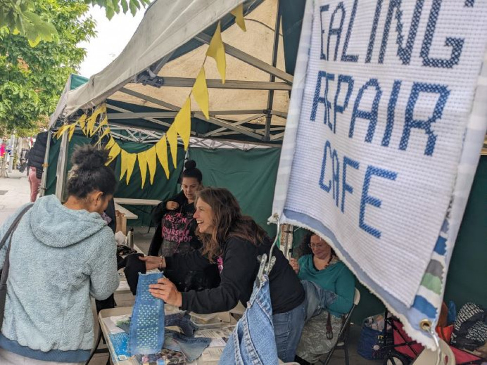 The Repair and Recycling Hub is helping residents of Ealing to learn more about sustainable living. Photo: Ealing Council.