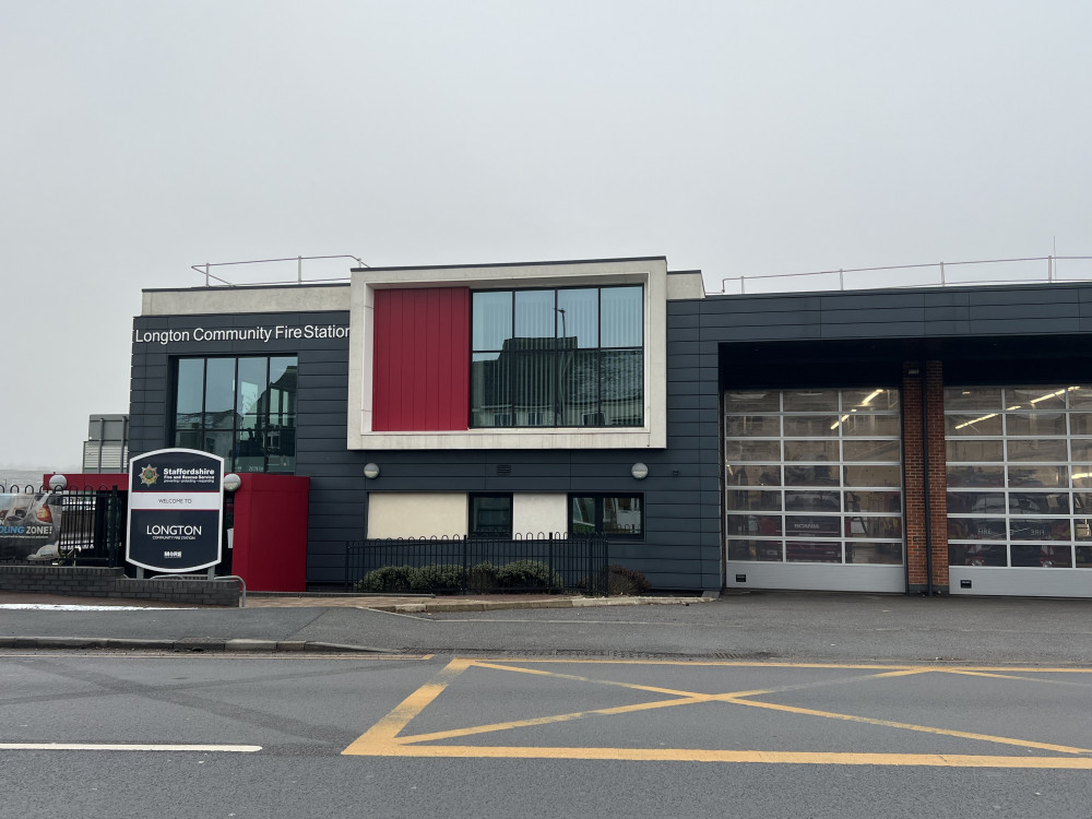 Longton Community Fire Station, Uttoxeter Road, Longton (Sarah Garner).