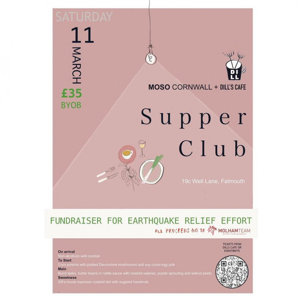 Supper Club (Image: Moso Cornwall, Dill's Falmouth) 