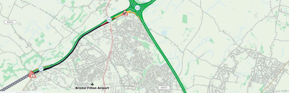 National Highways image from traffic data