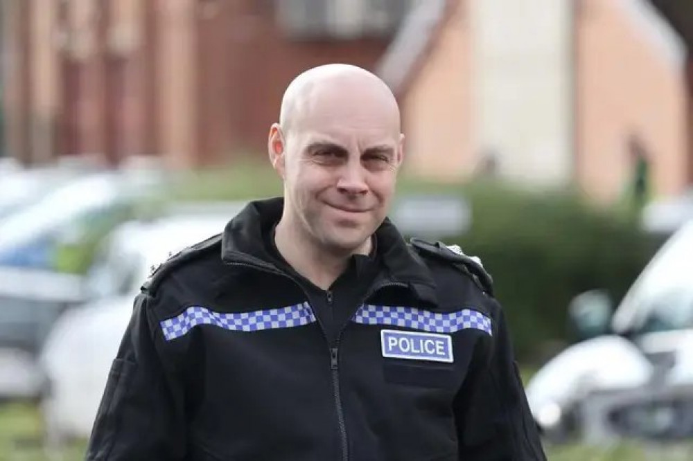 Inspector John Hewitt. Image credit: Ashwell Police. 