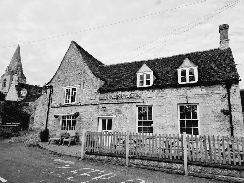 Green Dragon Pub, Ryhall. Image credit: The Green Dragon