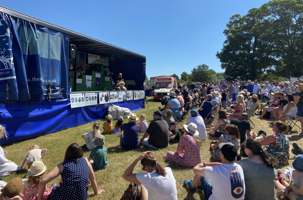 The demonstration of sheep shearing is always a popular attraction at the Ashby Show. All photos: Ashby Nub News