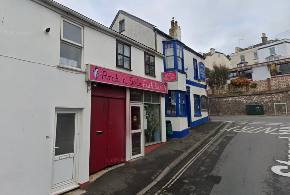 Rock 'n' Sole Fish Bar, Strand Hill, Dawlish (Google Maps)