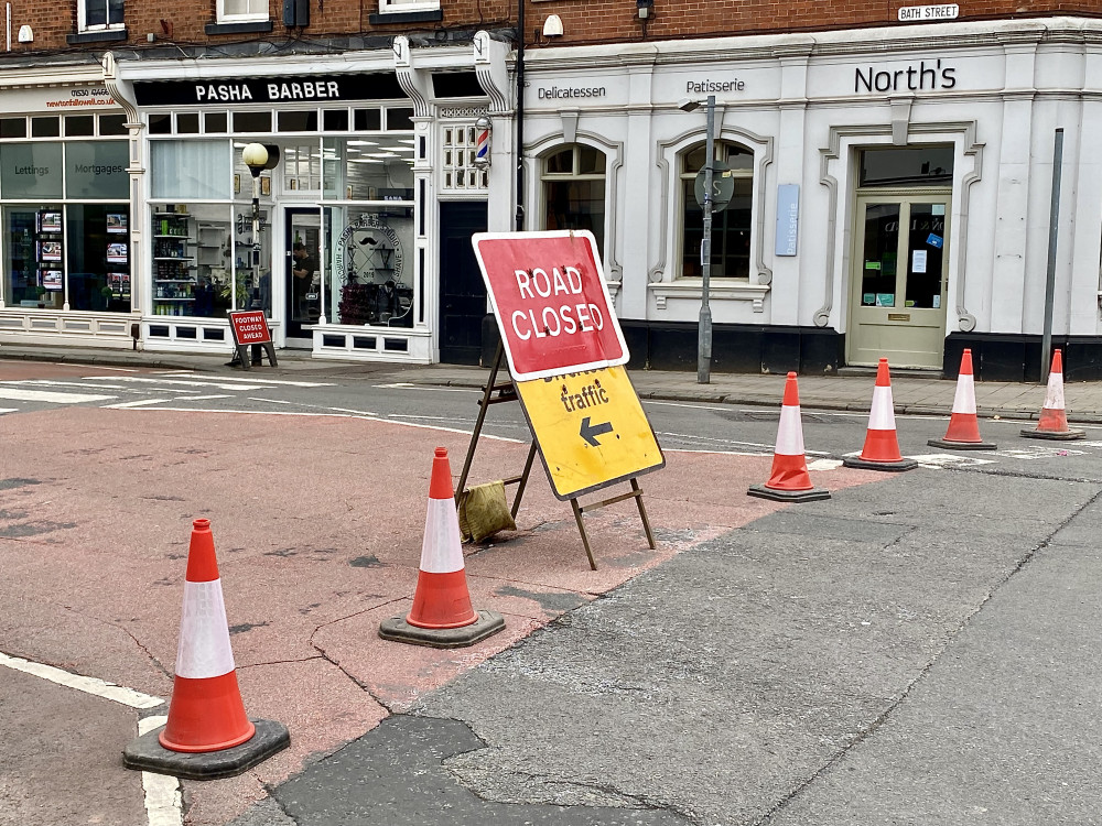 Bath Street was closed off to traffic for five days. Photo: Ashby Nub News