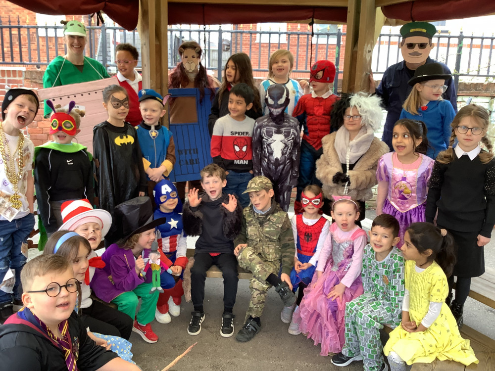 Year Two of Exeter Road Primary School on World Book Day (Exeter Road Community Primary School)