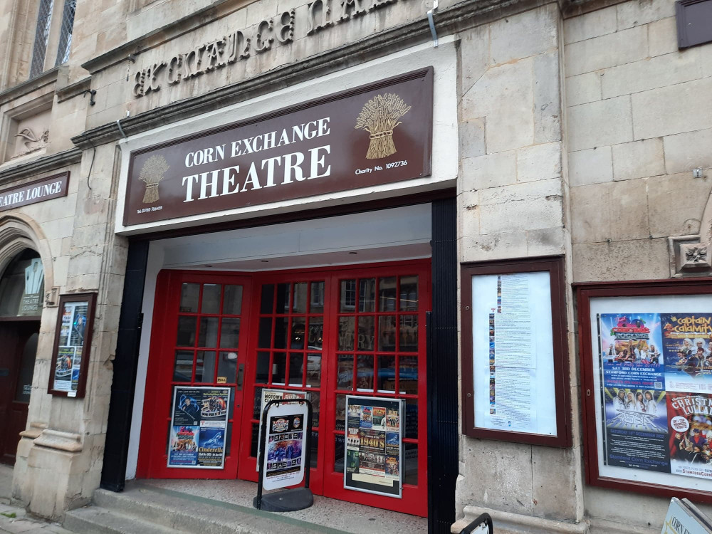 The Stamford Corn Exchange Theatre, Stamford, hosts a range of shows and events. Image credit: Nub News. 