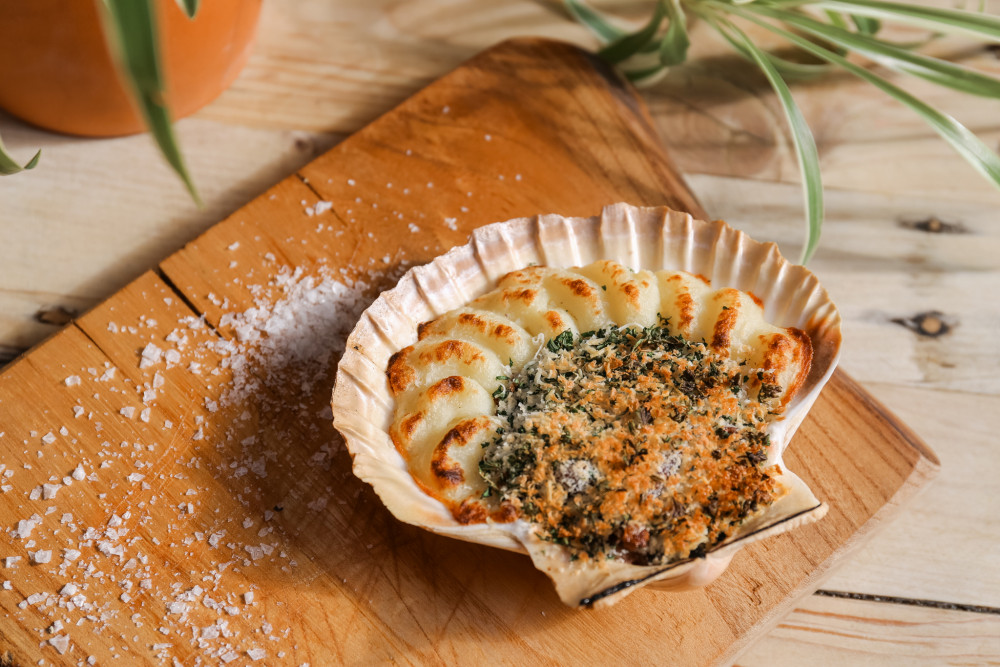 The French inspired Coquille St Jacques will feature on the menu