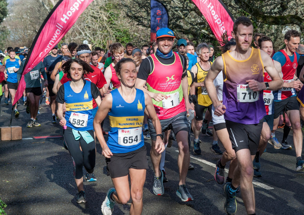 The half marathon raises money for Cornwall Hospice Care (Image: Run Falmouth)