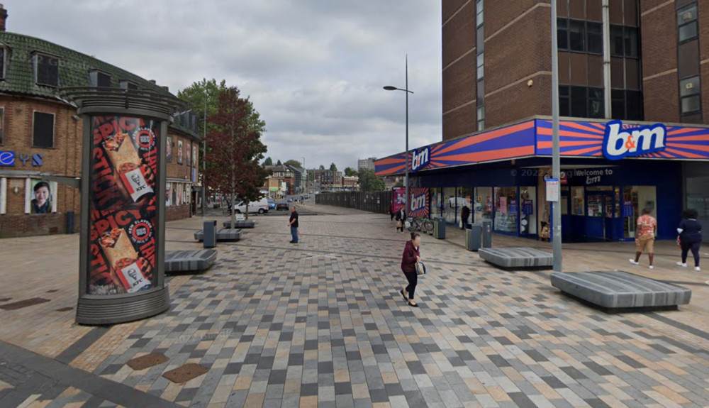 Resurfacing work on Albion Square, Hanley, will begin next week (Google).