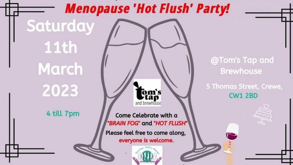 Menopause Party at Tom's Tap. Menopause Party at Tom's Tap.