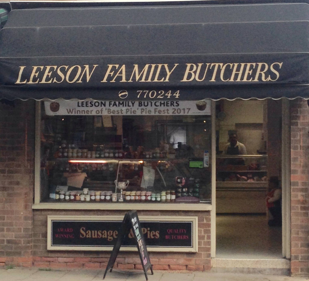 The shop make and sell pies, pastries, scotch eggs and more. Image credit: Leeson Family Butchers. 