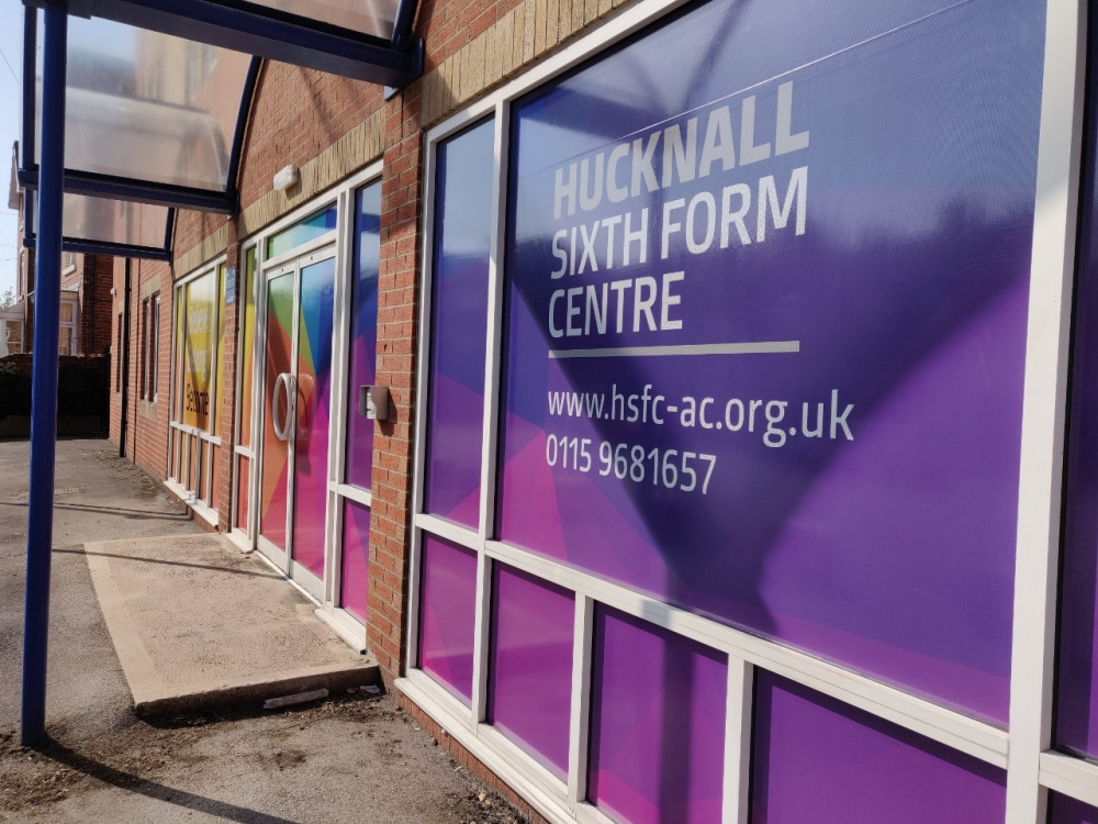 There has been a largely supportive response to the decision by both The National Academy and Hucknall Sixth Form Centre to close due to snow. Photo courtesy of HSFC's Facebook page.