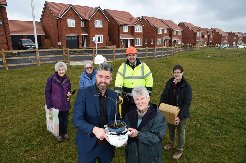 Bellway agreed to give the tree a home within the new public open space being created at Hampton Trove (image supplied)