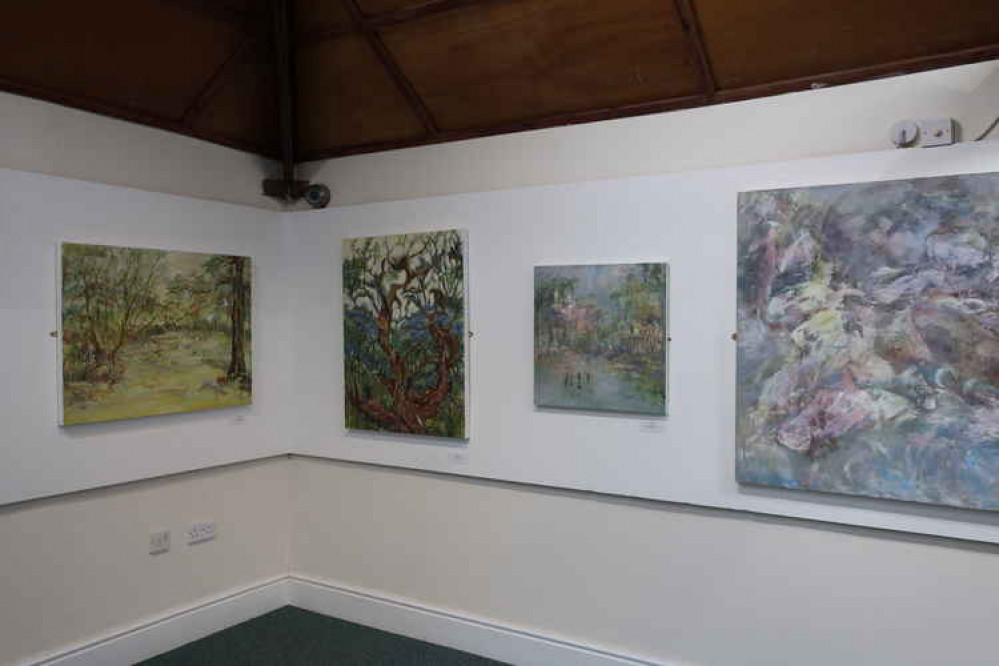 'Flight in the Woods', 'Oak', 'Washed Away', 'Horse Burial' by Gillian Robertson. 'Flight in the Woods', 'Oak', 'Washed Away', 'Horse Burial' by Gillian Robertson.